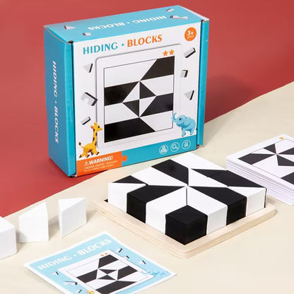 Hidden Block Puzzle Puzzle Toys Wooden Puzzle C - Image 9
