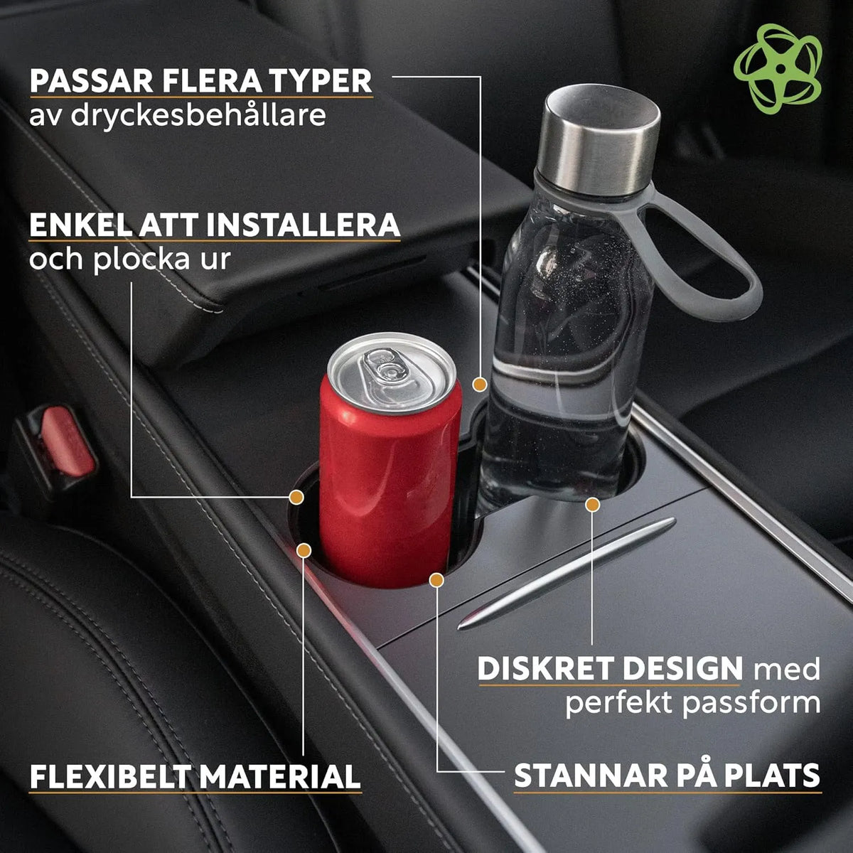 Tesla Model Y Model 3 Accessories Cup Holder Drink Holder - Image 3