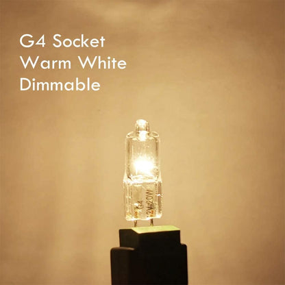 G4 halogen lamps 20W 12V - Warm white - 20 Pack 20pcs 20W 20pcs - Image 3