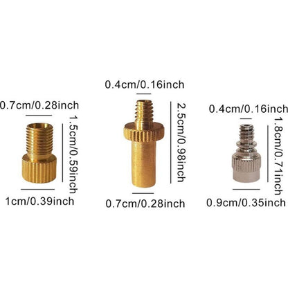 15 pcs Bicycle Valve Adapter Set Reducing Nozzles Tire Pump Adapter Set Ball Pump Needle Universal. - Image 3