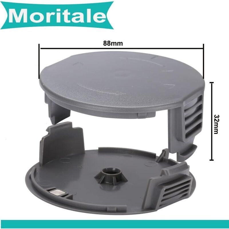 Wire spool for BOSCH UniversalGrassCut Trimmer 18 18-26 18-260 F016800570 with cap (2 pieces). - Image 2