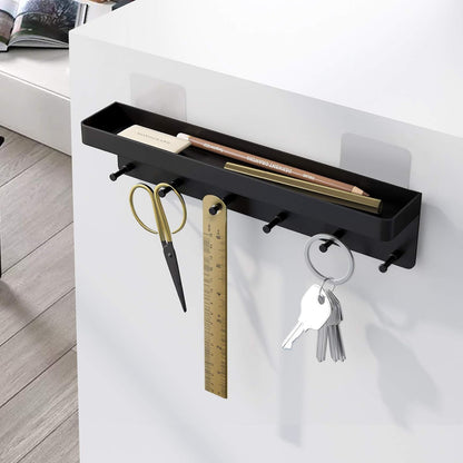 Self-adhesive Key Hooks Key Holder for Wall 6 Hooks Key - Image 4