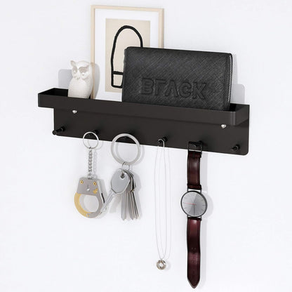 Self-adhesive Key Hooks Key Holder for Wall 6 Hooks Key - Image 5