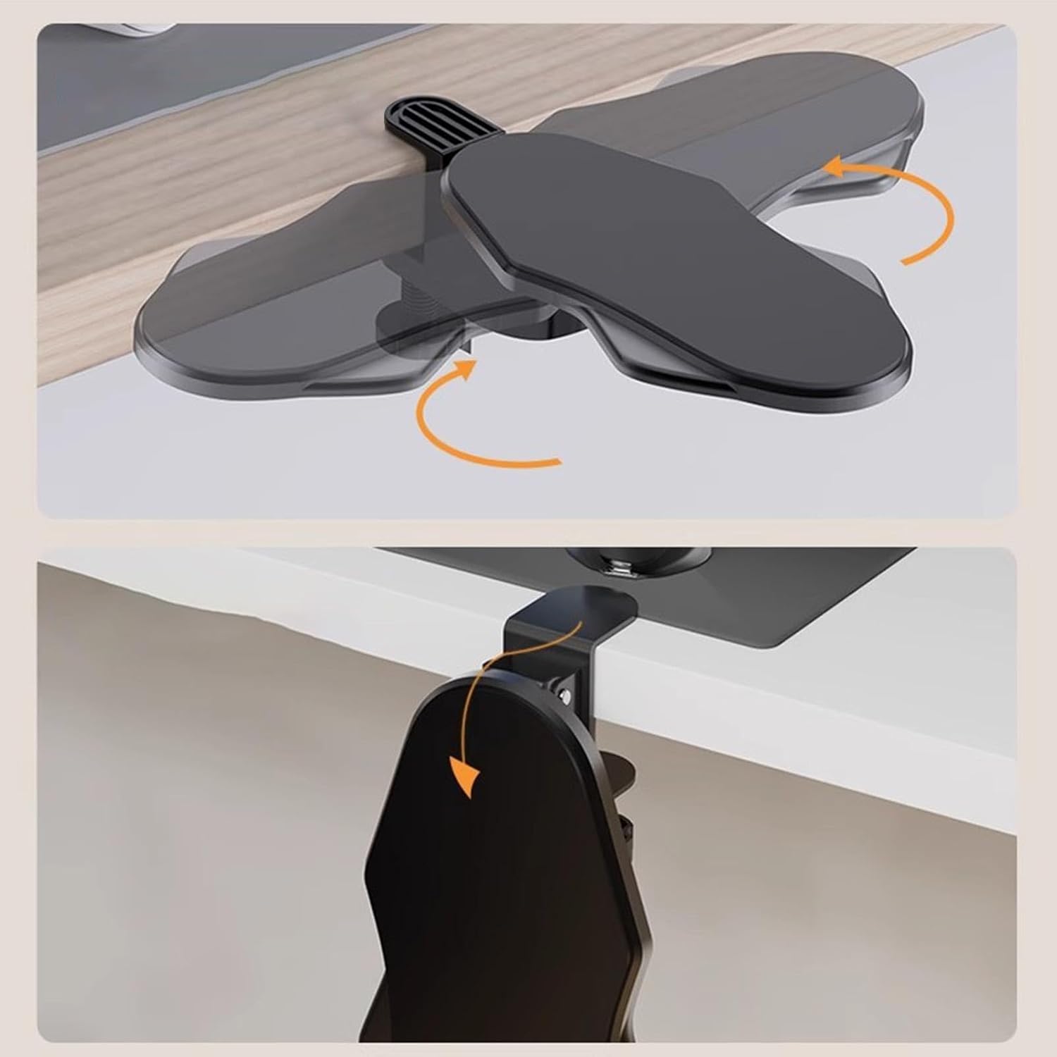 Computer Armrest for Desk, Ergonomic Elbow Support for Home Folding Rotating Model - Image 5
