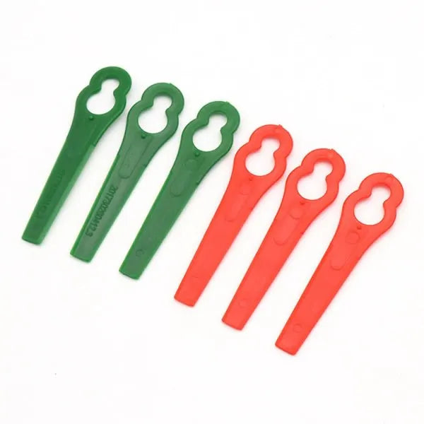 100 pcs Plastic Grass Trimmer Blades Cordless Trimmer Blades - Image 3