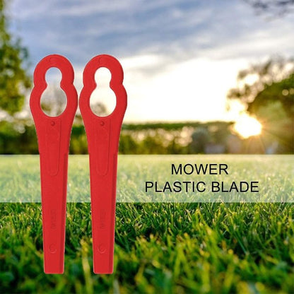 100 pcs Plastic Grass Trimmer Blades Cordless Trimmer Blades - Image 4