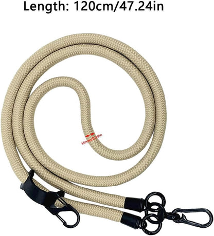 Thick Rope Phone Lanyard - 10MM Mobile Strap with Spacer Holder | Neck Holder for Travel and Anti-Theft Camel - Image 3