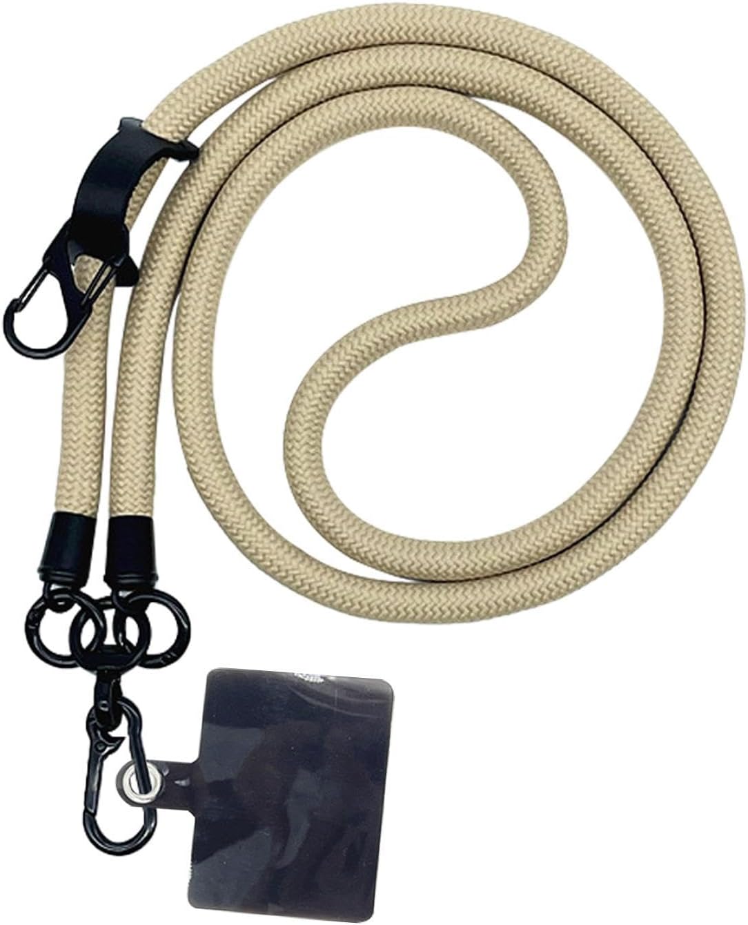 Thick Rope Phone Lanyard - 10MM Mobile Strap with Spacer Holder | Neck Holder for Travel and Anti-Theft Camel - Image 5