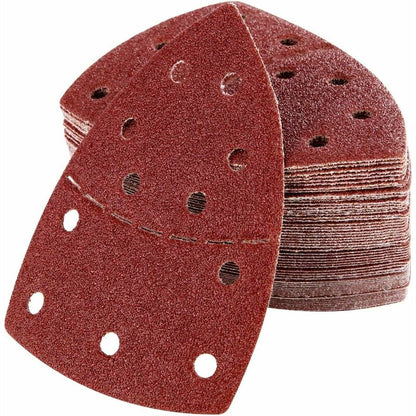 Sandpaper, Sandpaper for Bosch PSM 100A, PSM 160, PSM 200 AES, PSM 18, PDA 180, PSM 160 A/PSM 80/PRIO, 105 mm x 152 mm, 60-pack, Grit P40