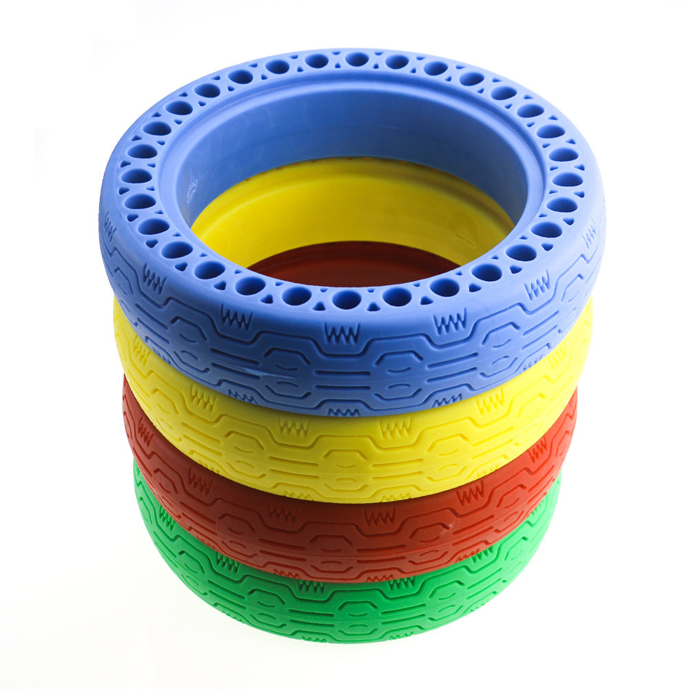 For Xiaomi electric scooter color solid tire multi-color honeycomb tire hollow airless tire M365 explosion-proof solid tire bl\\u00e5 - Image 3