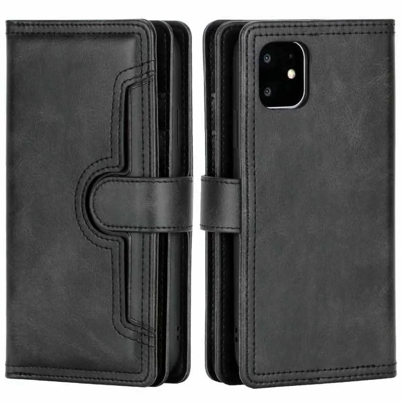 Compatible with iPhone 11 Wallet Case 10 Grid V3 Rose Gold 150 - Image 2
