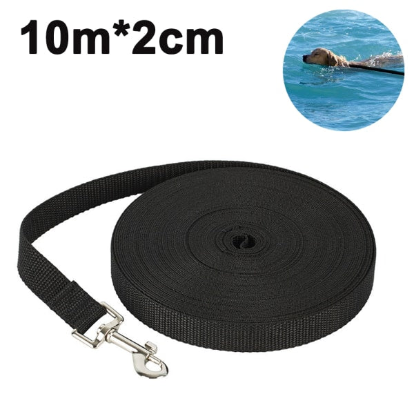 Training Leash for Small and Medium Dogs, Dog Leash for Dog/Puppy for Recall Training, Camping-Black 10*2M_max - Image 2