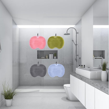 Silicone massage mat for shower back scrubber non-slip suction cups exfoliating blue - Image 5