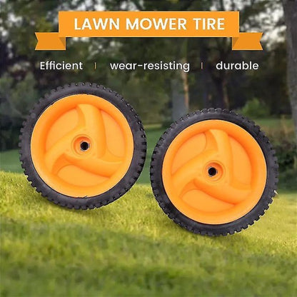 2-pack 196 mm lawn mower wheels compatible with Husqvarnaa Mcculloch 5324025-67, 5324029-36, 53240256 - Image 3