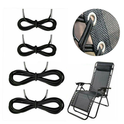 8pcs Folding Chair Sun Lounger Accessories Elastic Attachment Bungee - Image 2