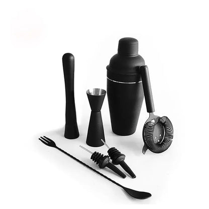 Cocktail Shaker Set - Matte Black - Stainless Steel Black Black - Image 4