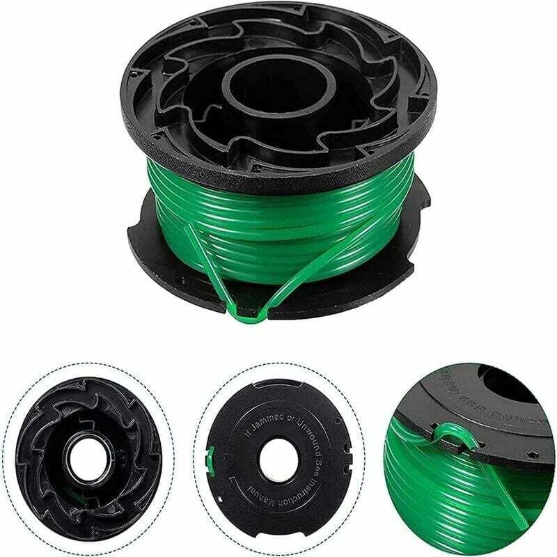 Pack of 6 Green Line Spools for Black & Decker GL7033 GL8033 GL9035 A6482..DEBUNS Grass Trimmer - Image 2