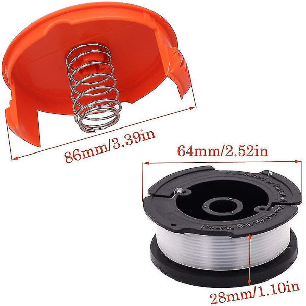 Black+decker A6481 Spool + 6 Pack Line For Reflex Strimmer null none - Image 3