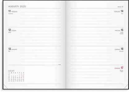 Calendar 2025 Senator A5 Vega black - Image 3