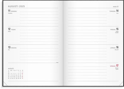 Calendar 2025 Senator A5 Vega black - Image 3