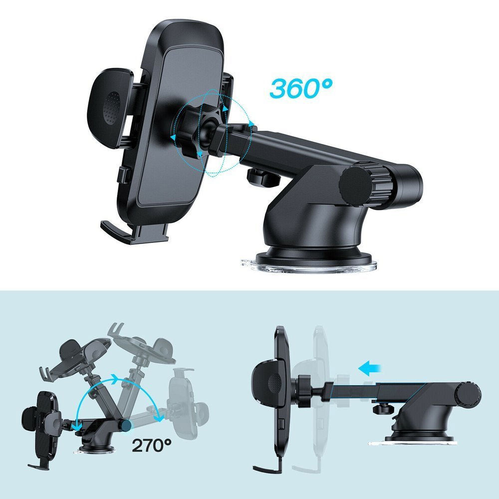 Joyroom Car Holder with Telescopic Arm and Suction Cup - Image 4