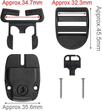 4-pack spa cover for hot tub with key for broken latch replacement repair accessories - Image 2