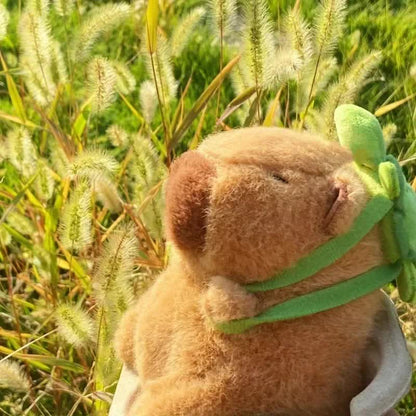 23cm Capybara Plush Simulation Capybara Anime Fluffy Toy Cute Doll Stuffed Animal Soft Doll Plush Christmas Thanksgiving Gift - Image 6