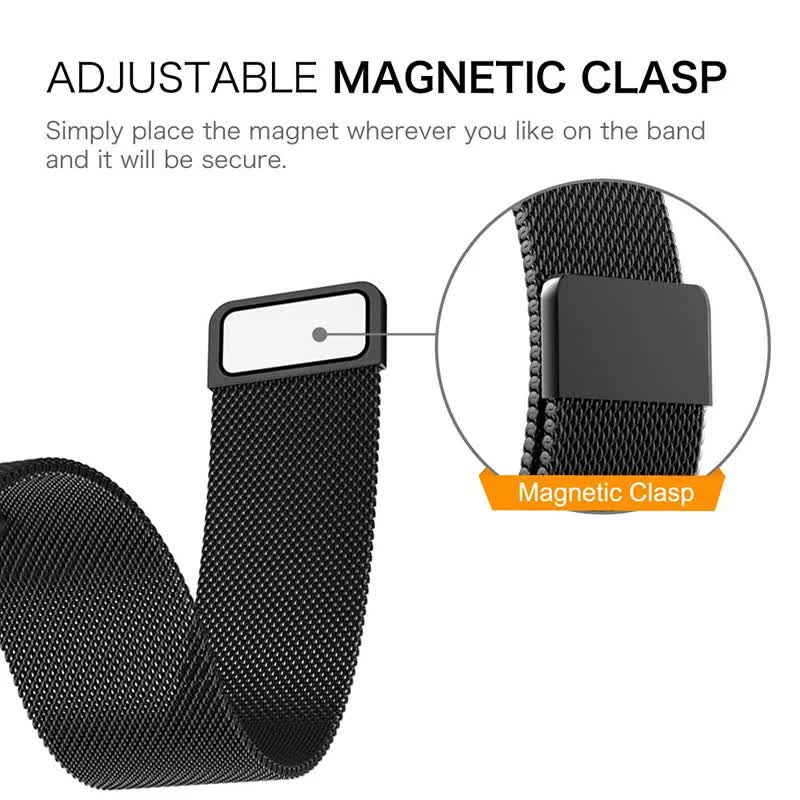 Compatible with Fitbit Versa 2 3 4 Lite Sense Band Wristband Milanese Sense 2 Replacement Magnetic Bracelet Bracelet Fit Bit Watch Strap Rose Pink For Versa 2 - Image 5
