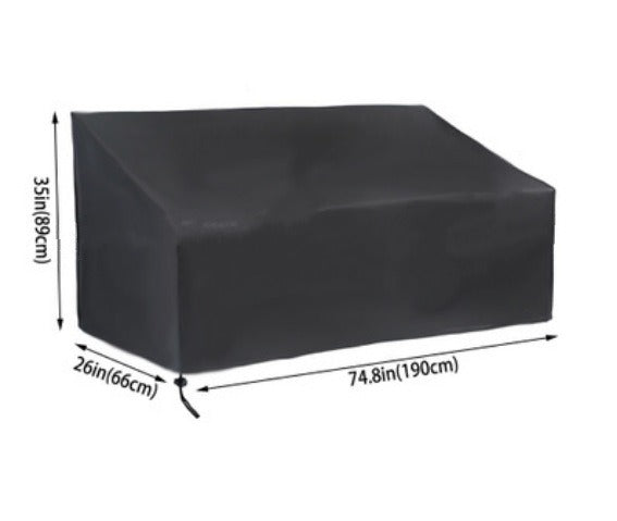 Sofa Cover Waterproof, 4-Seater Outdoor Sofa, Heavy Duty Deep Lounge, Large Garden Furniture with Air Vent - Image 3
