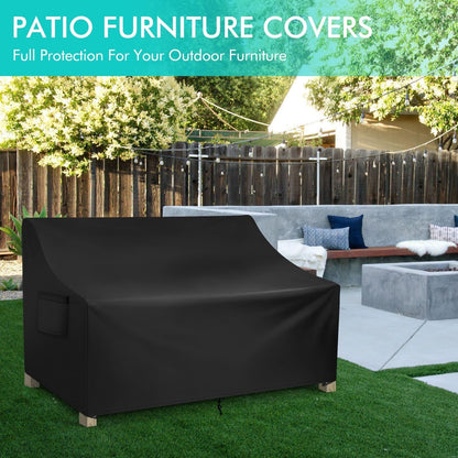 Sofa Cover Waterproof, 4-Seater Outdoor Sofa, Heavy Duty Deep Lounge, Large Garden Furniture with Air Vent - Image 4
