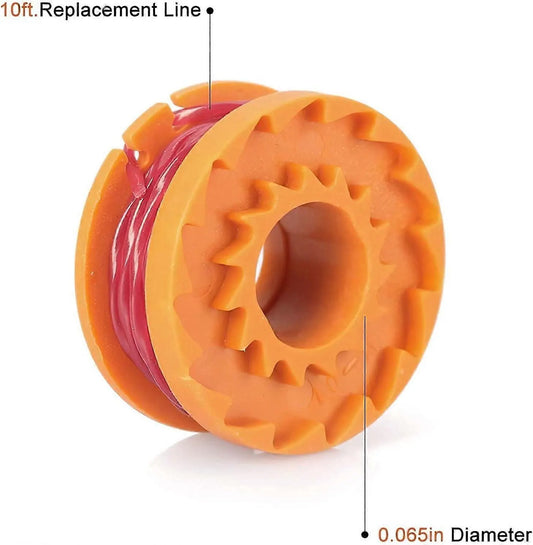 12-pack Trimmer Line for Worx 20V Trimmers, Durable Replacement Spool for Pool Cover and Edge Trimmers, Improved Cutting Speed - Image 2