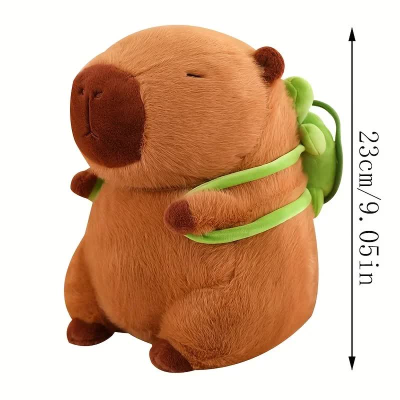 23cm Capybara Plush Simulation Capybara Anime Fluffy Toy Cute Doll Stuffed Animal Soft Doll Plush Christmas Thanksgiving Gift - Image 3