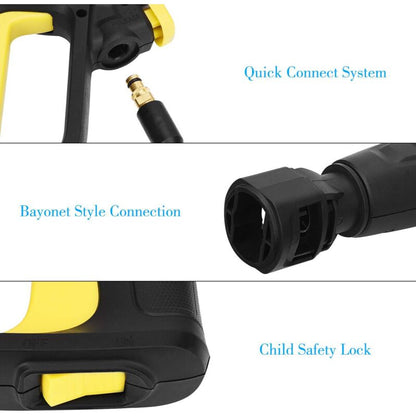 High Pressure Washer Gun Compatible with Karcher K Series, Including Car Wash Gun, Handle, Long Foam Gun and Bottle Cleaning Set - Image 4