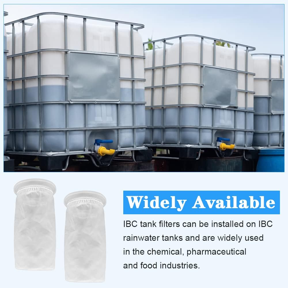 2pcs Nylon IBC Filter, IBC Rainwater Tank Filter Washable IBC Replacement Filter Nylon - IBC Tank Lid Fitting (105mm) - Image 3