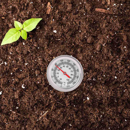 Compost soil thermometer 50 cm length stainless steel - Image 3