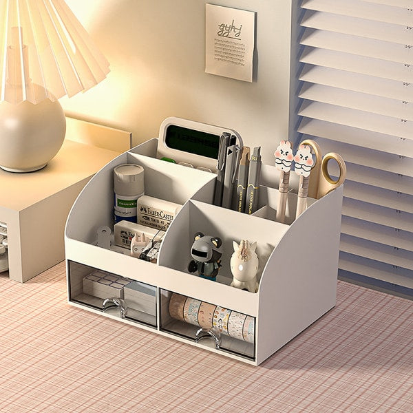 Desktop Storage Box White/Blue/Pink Paper Boxes Type Other Blue - Image 4