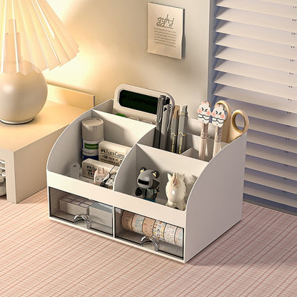 Desktop Storage Box White/Blue/Pink Paper Boxes Type Other Blue - Image 4