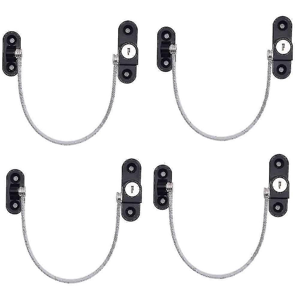pcs Window Limiter, Window Stopper, Childproof Window Lock, Window Lock, Door Lock - White - Image 5