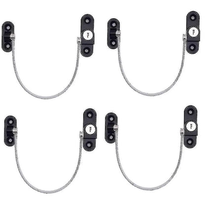 pcs Window Limiter, Window Stopper, Childproof Window Lock, Window Lock, Door Lock - White - Image 5