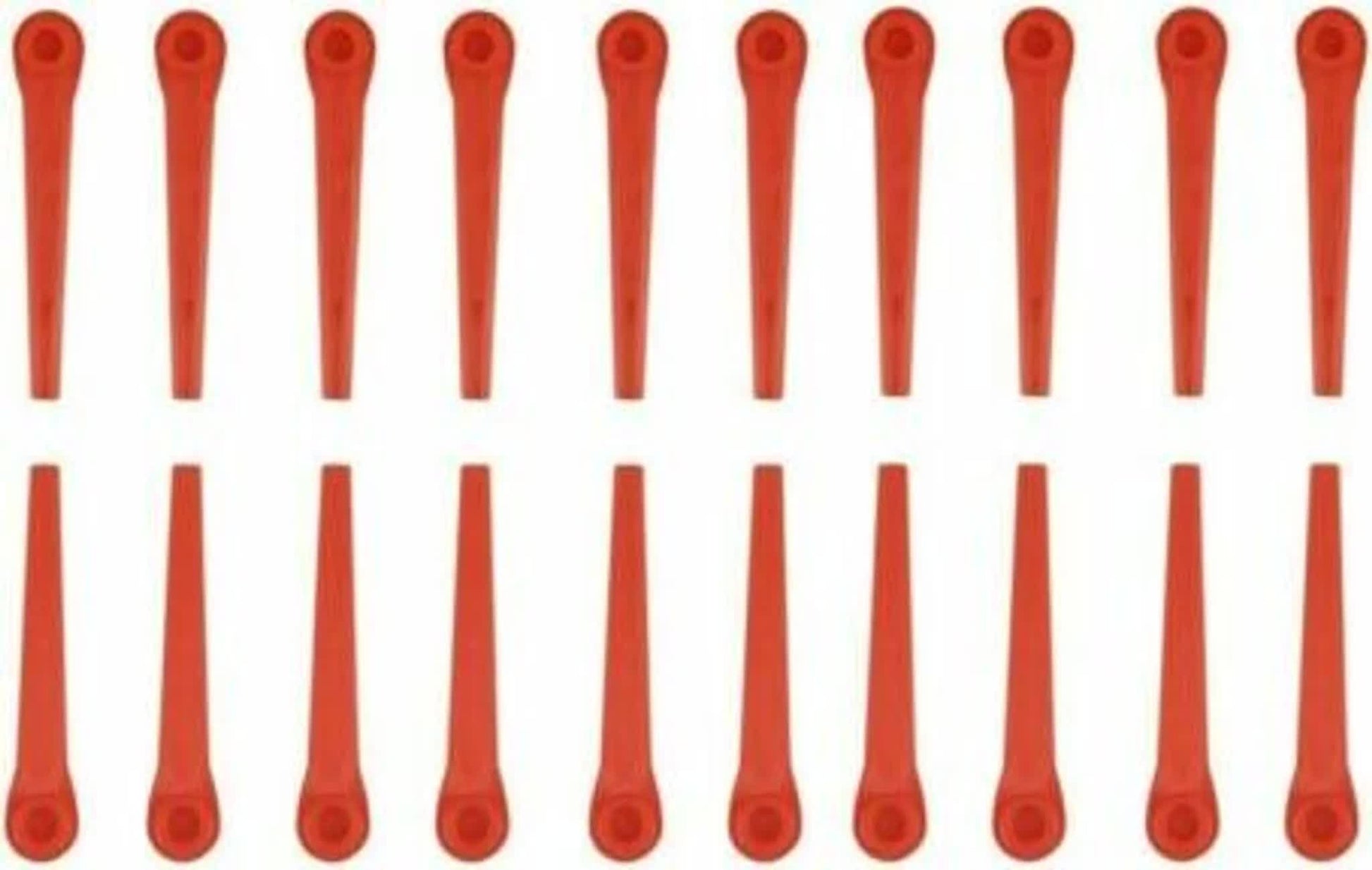 100 pcs Plastic Replacement Blades for GARDENA EasyCut LI-18/23R - Image 2