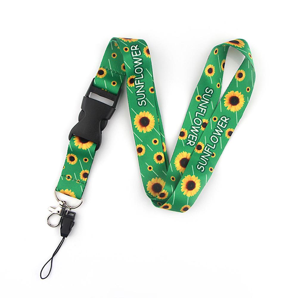 Smooth Sunflower, Stars Lanyard Black - Image 3