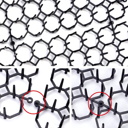 12 pcs 15 cm x 20 cm Spike Mat, Cat Scare with Spikes, Dog Mat, Plastic Net for Animals - Image 2