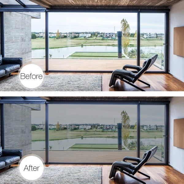 One-way mirror film window sun protection glass sticker - Campaign - Silver - Silver 40x200cm Silver-silver—max Silver-silver 40x200 cm - Image 7