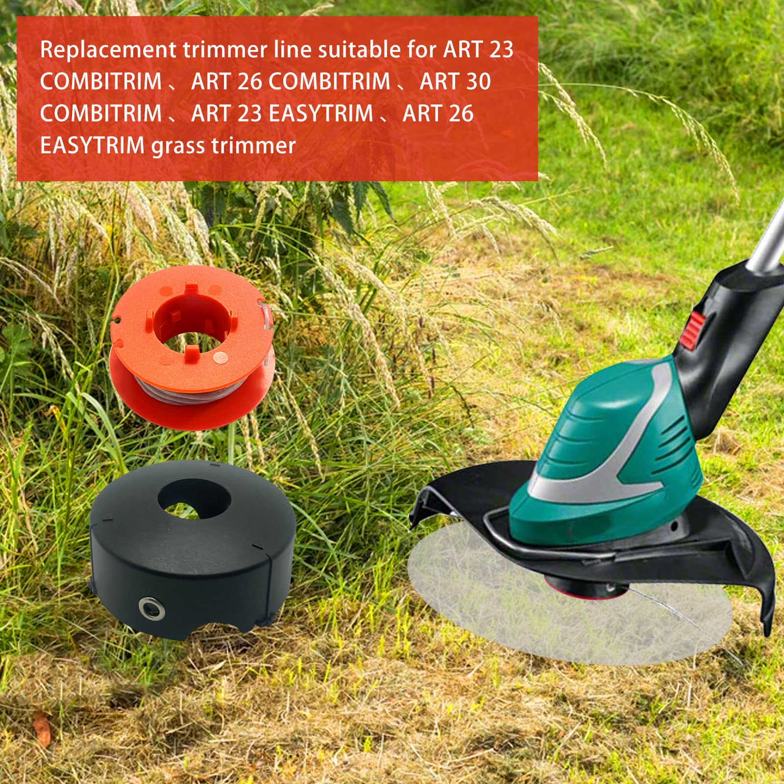 Best selling product!!!INF Trimmer spool for Bosch Grass trimmer Art 23/26/30 Combitrim Multicolor - Image 4