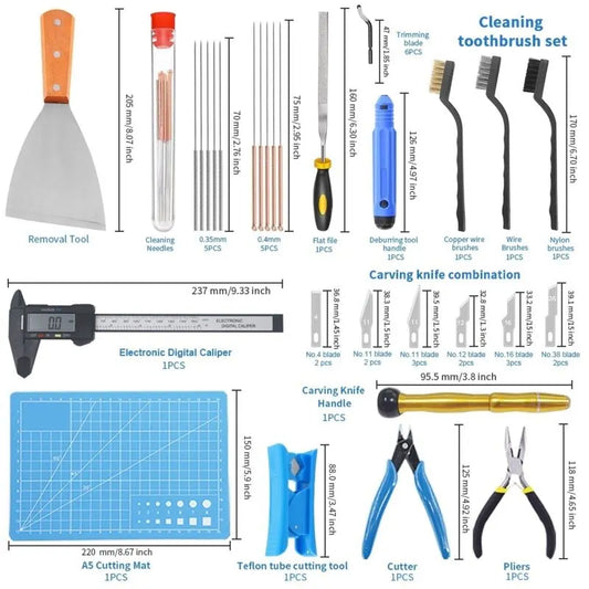 3D Printer Tools 3D Printer Spare Part 32 Parts 3D Printer Accessory Kit - Image 2
