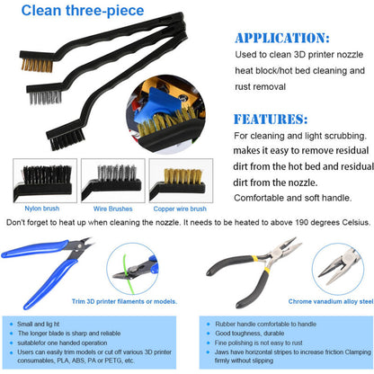 3D Printer Tools 3D Printer Spare Part 32 Parts 3D Printer Accessory Kit - Image 4