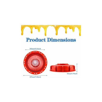 IBC Tank Lid 163mm 1000l IBC Tank Lid IBC Tote Tank Lid Vented IBC Water Tank Lid for 1000L Water Tank - Image 3