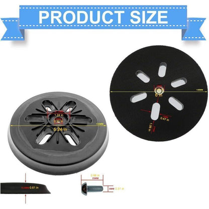 150 mm Sanding Pad Compatible with Bosch GEX 150, GEX 150 AC, GEX 150 Turbo Sander Hardness..DEBUNS - Image 2