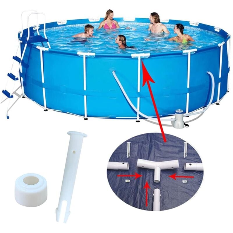 24 pcs Pool Pins, Replacement Pins, Plastic Pool Joints, Plastic Pins, Pool Joints, Pool Frame Pins, Pool Joint Pins (24 pcs) - Image 4