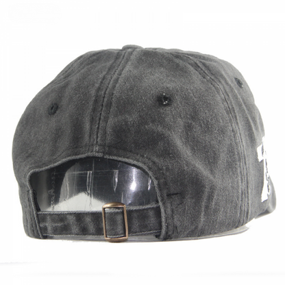 Baseball cap washed full cap fringed sun hat men and women Blue Blue - Image 4